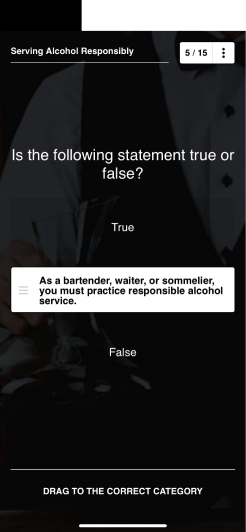 EdApp Bar Training Course – Serving Alcohol Safely