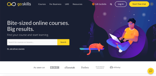 Online Learning Website - GoSkills