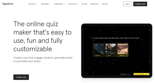 Matching Quiz Maker - Typeform