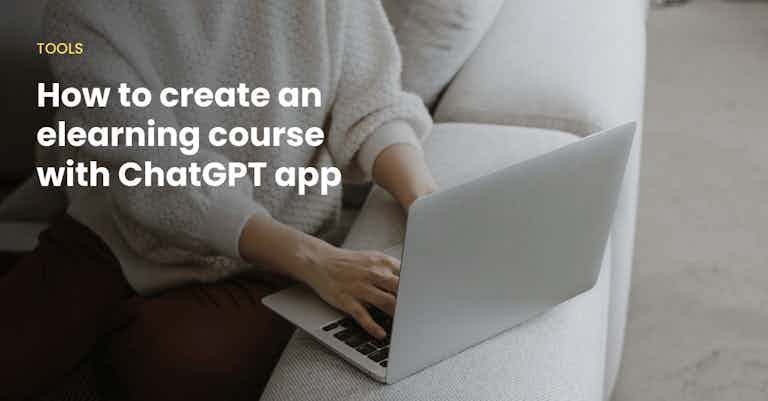 How to create an elearning course with ChatGPT app