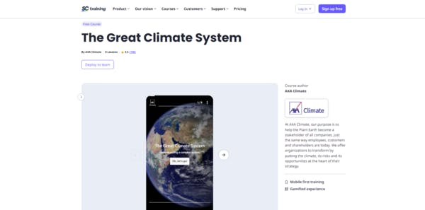 SC Training - The Great Climate System Free Course