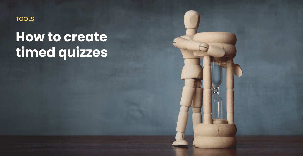 How to create timed quizzes