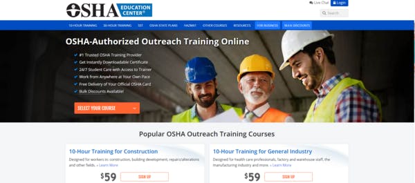 OSHA Compliance Training - OSHA Education Center