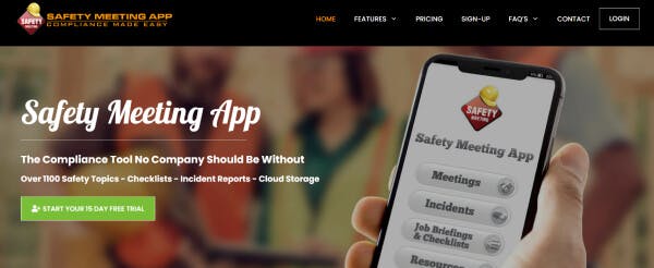 Safety Training App - Safety Meeting App