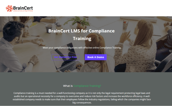 LMS for Compliance Training - BrainCert