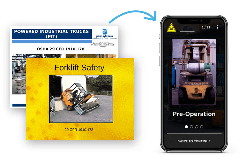 free forklift training presentations for powerpoint
