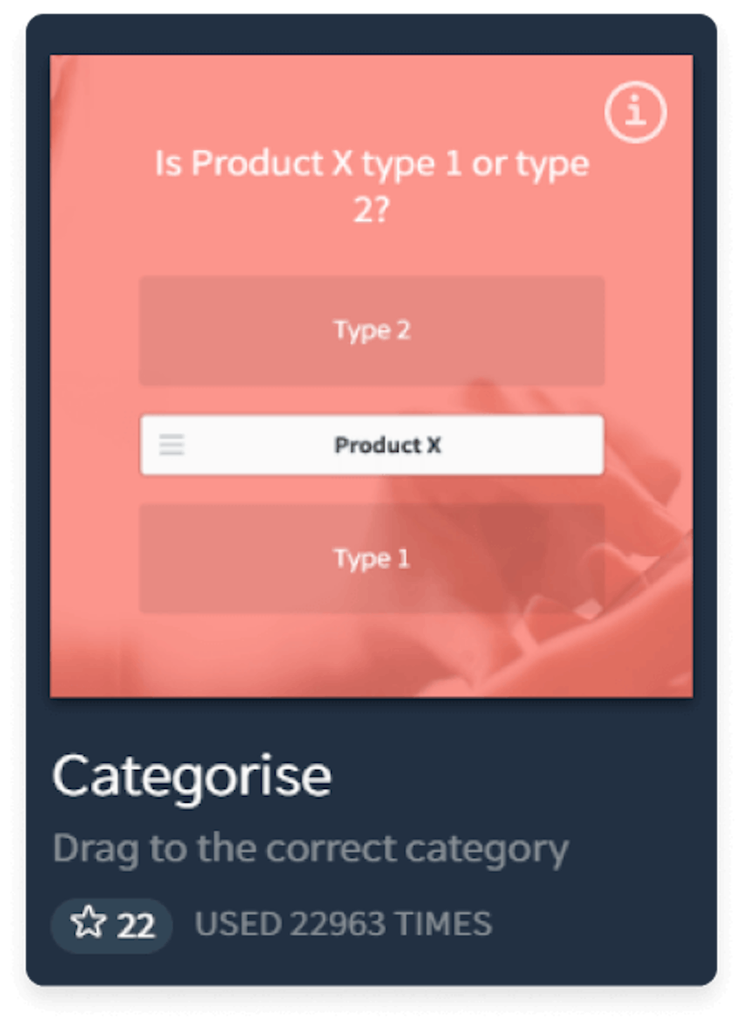 Types of Quizzes - Categorizing