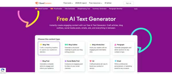 Free AI tool for content creation - Semrush