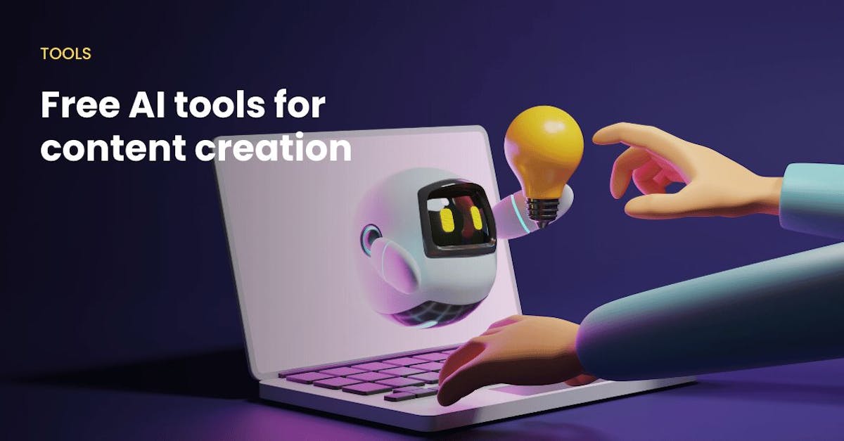 Free AI tools for content creation