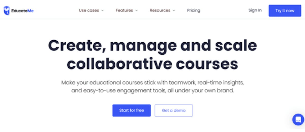 Online training solution - EducateMe