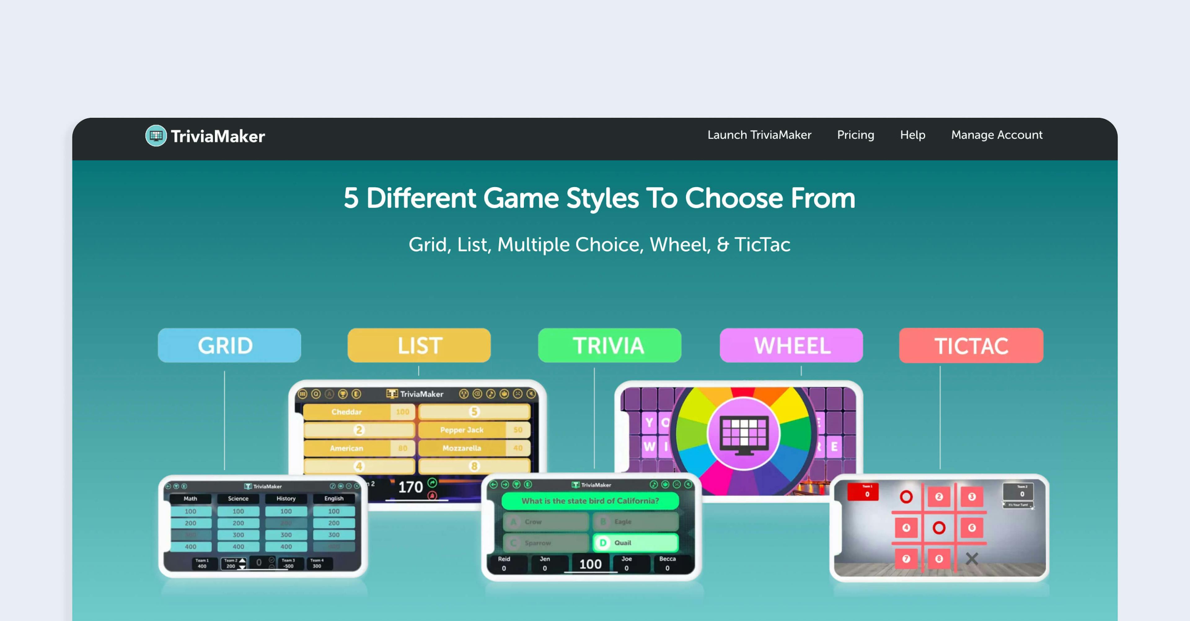 Best online quiz makers - TriviaMaker