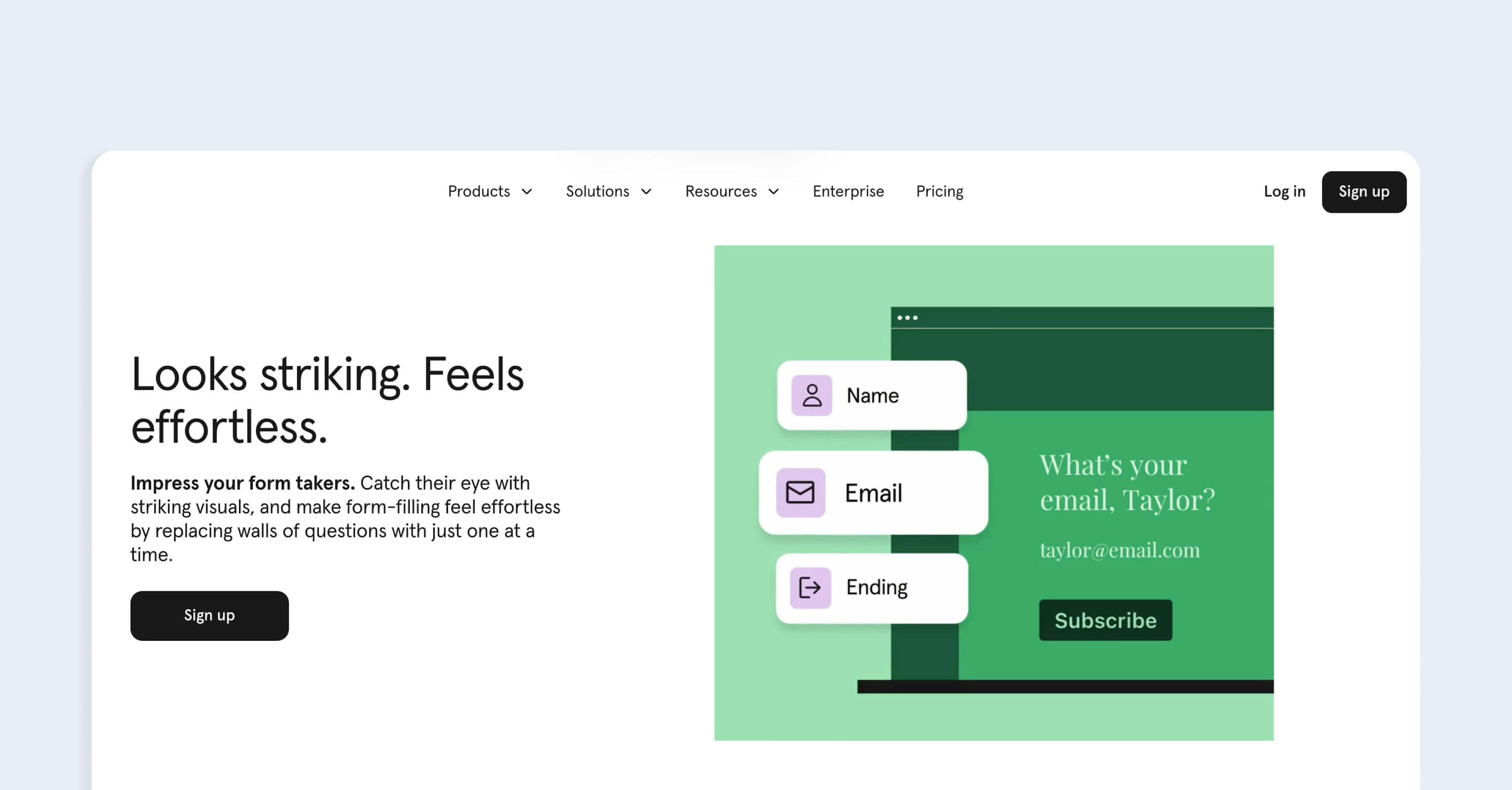 Best online quiz makers - TypeForm