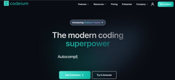 Top free AI tools - Codeium