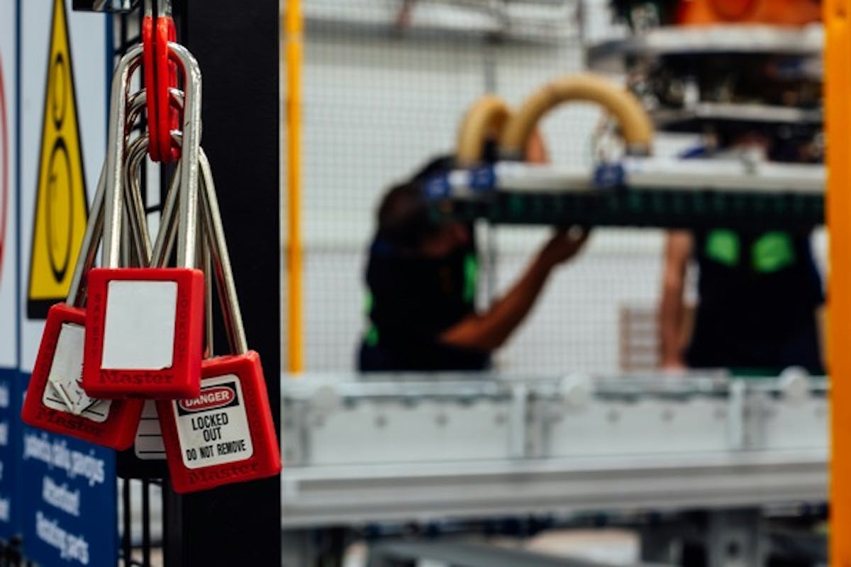 Manufacturing safety topics - Lockout/tagout