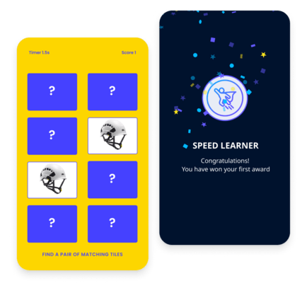Mobile training - Gamified experience