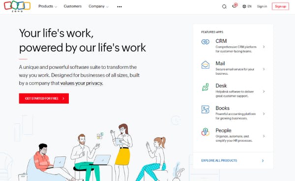 online-training-software-for-employees-zoho