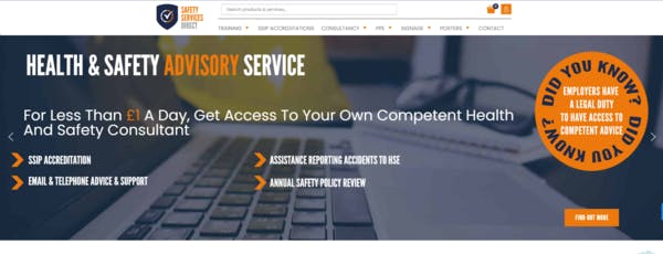 Health and Safety Training Companies - Safety Services Direct
