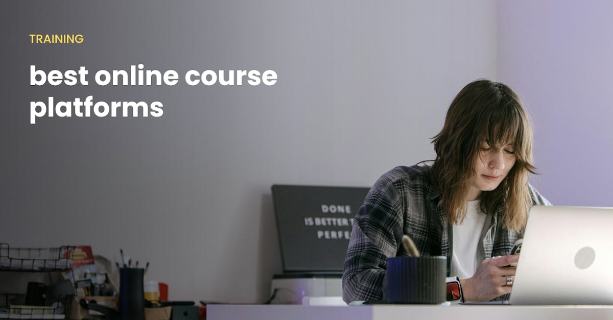 Best online course platforms