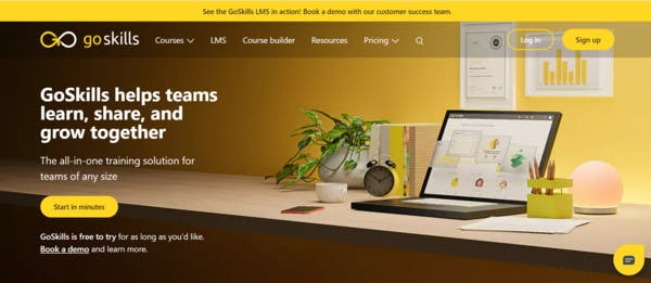 Learning management systems for businesses - Go Skills