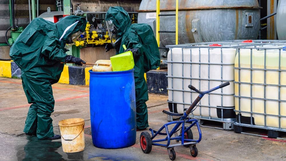 Spill response training