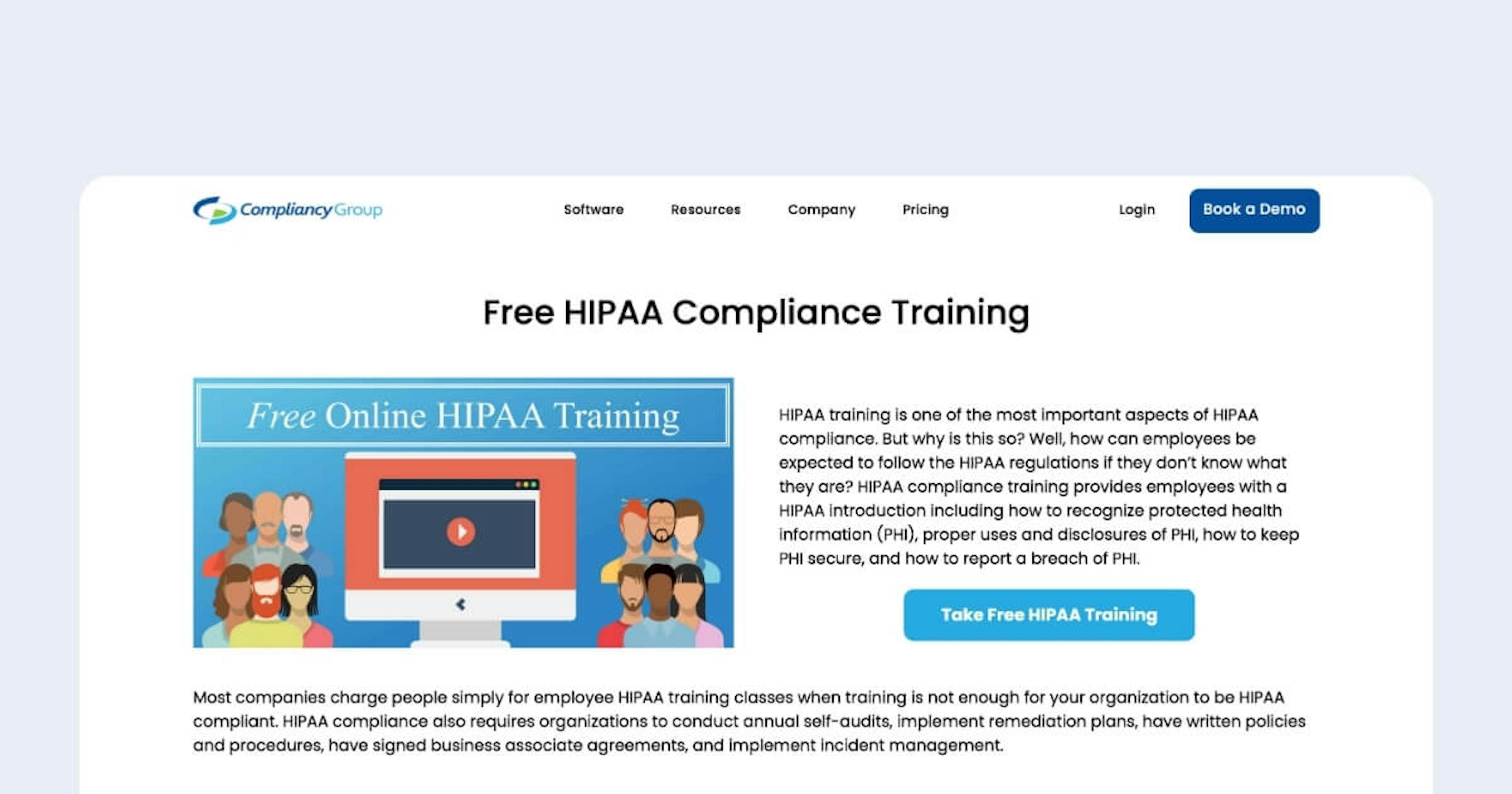 Free HIPAA Training - Compliancy Group