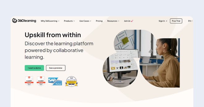 10 Best LMS for employee training (2024) - 360Learning