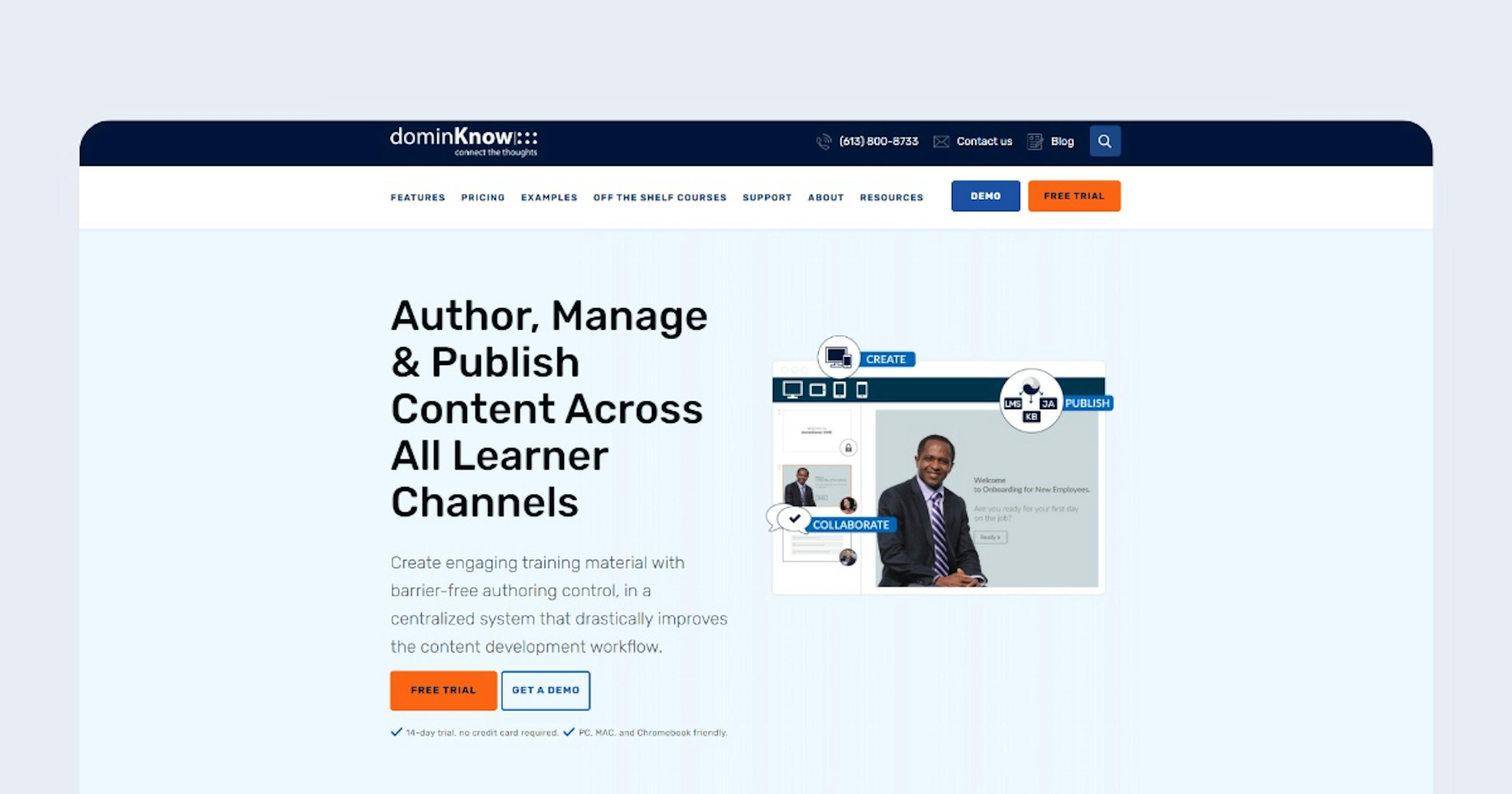 Authoring software - dominKnow