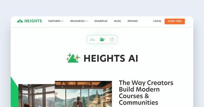 AI course generator - Heights