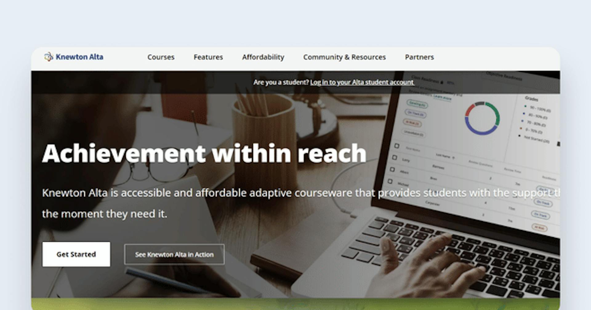 Adaptive learning platform - Knewton