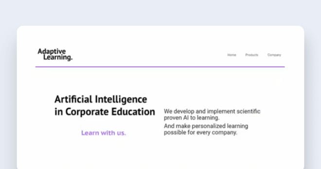 Adaptive learning platform - Adaptive Learning