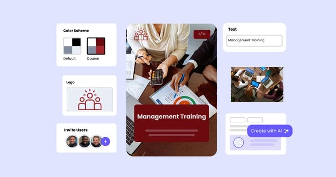 Management training and development - SC Training Creator tool