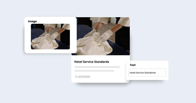 Learning tools for hotel staff training - SC Training Editable course library