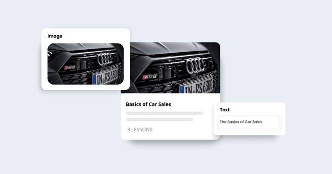 Training for car sales - SC Training Creator Tool