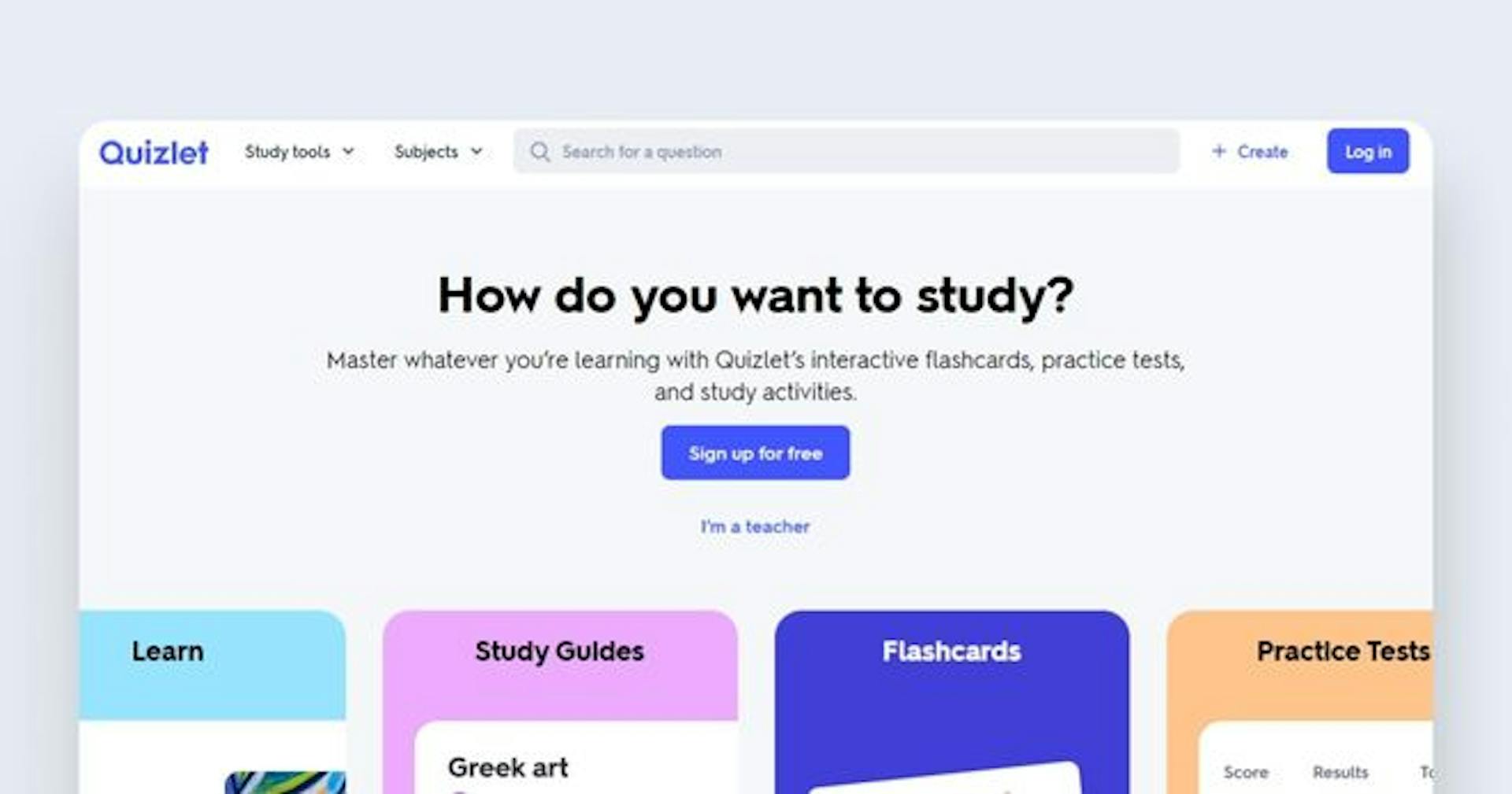 Game based learning platform - Quizlet