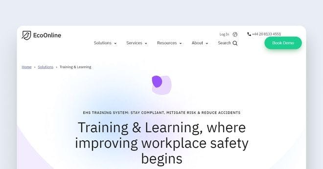 Safety learning management system #6 - EcoOnline