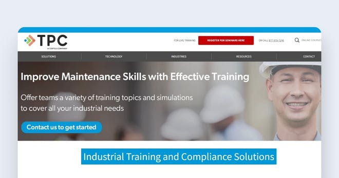 Safety training tracking software - TPC Training