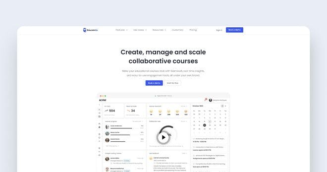 Course creator software - EducateMe