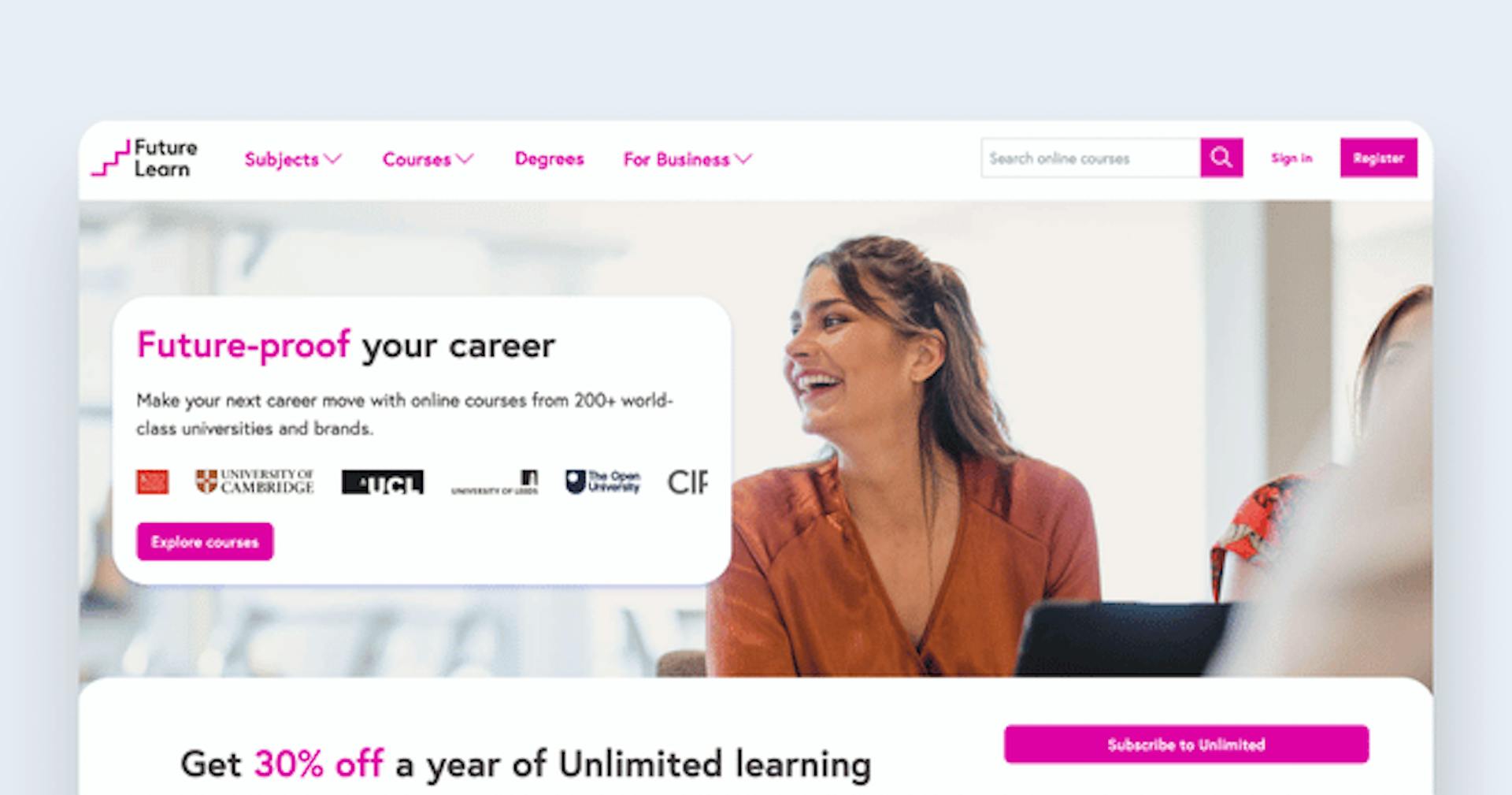 Educational Platform - FutureLearn