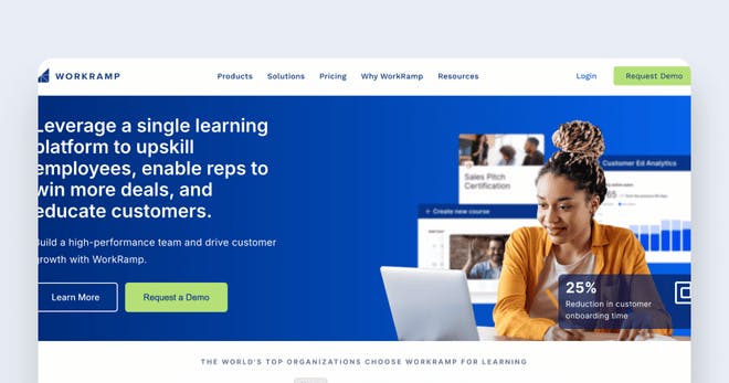 Learning management systems example - WorkRamp