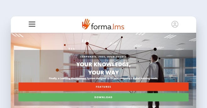 Free learning management system - Forma LMS