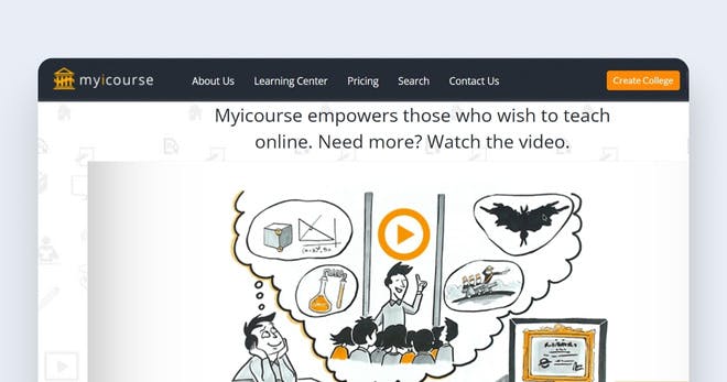 Free learning management system - MyiCourse