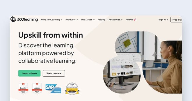 Free learning management system - 360learning