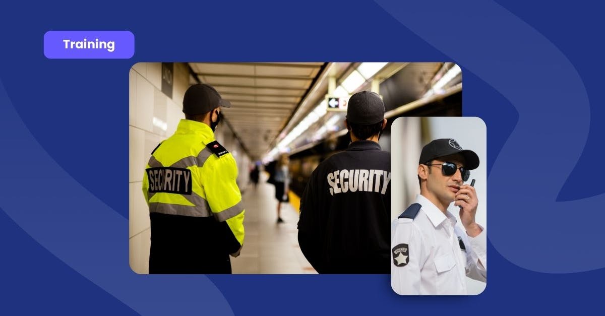 Security guard training topics