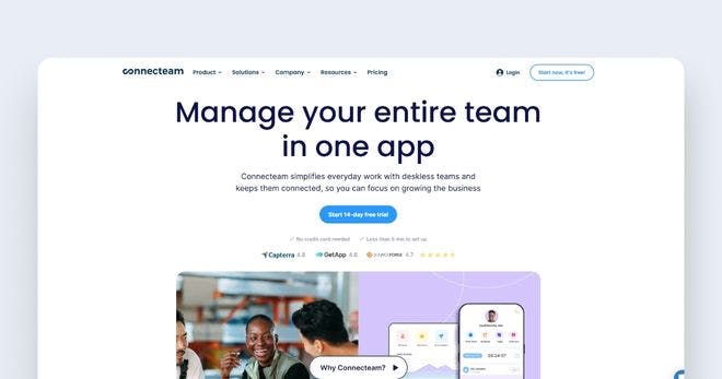 Induction training software - Connecteam