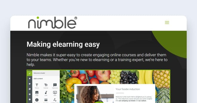 Retail training platform - Nimble