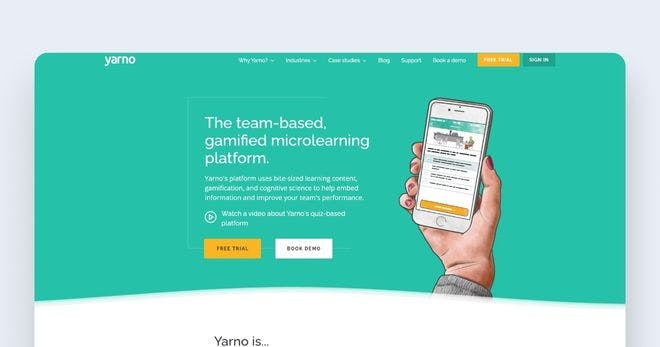 Retail training apps - Yarno