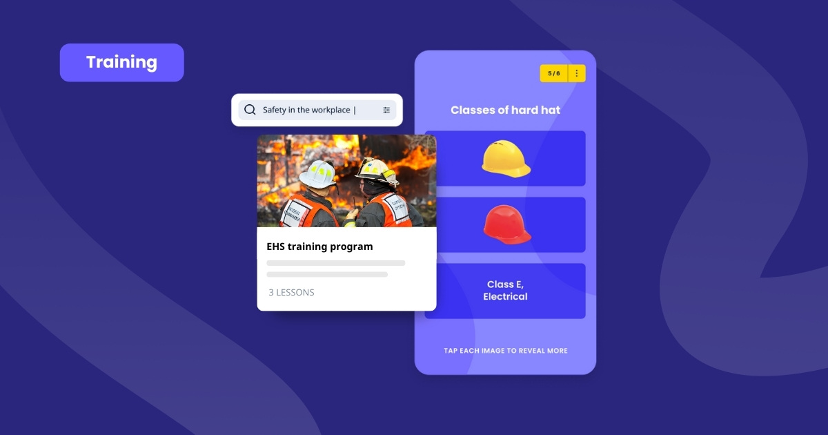 Safety topics for work