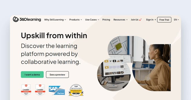 Learning and development software - 360Learning