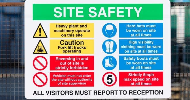 Construction safety tips - Implement safety systems and procedures