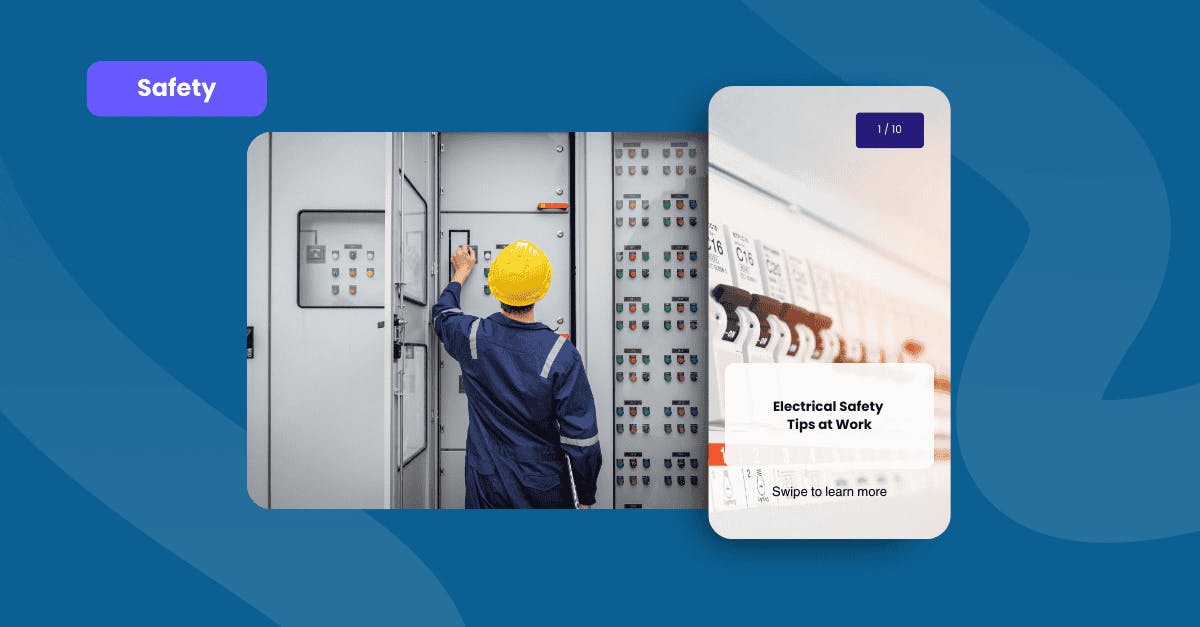 Electrical safety tips at work